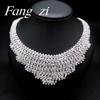 Retro European & American Gem Choker Necklace for Weddings & Banquets