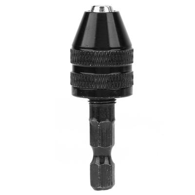 0.33.6mm Keyless Drill Chuck 14" Hex Shank Quick Change Adapter Converter