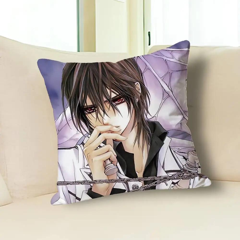 V-Vampire Comics K-Knights Pillow Cases for Bedroom Living Room Sofa Home Decor Polyester Cushion Cover with Zipper
