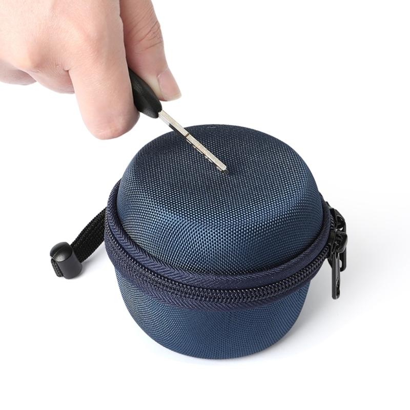 Portable Single Watch Storage Case Organizers Secure Zippered Travel Box for Smartwatch Jewelry Small Items Accessories