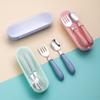 304 Stainless Steel Children's Cutlery Set - Baby Spoon, Fork, and Dinner Spoon