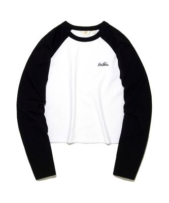 LEE Women'S Raglan Long Sleeve T-Shirt White
