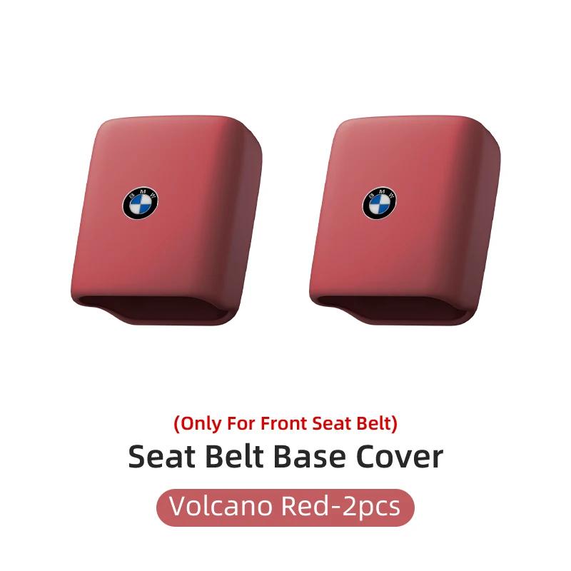 BABD1 2025 Hot Car Silicone Seat Belt Buckle Anti-scratch Protector Cover Accessories For BMW Performance F30 F20 F10 F40 E92 E91 G20