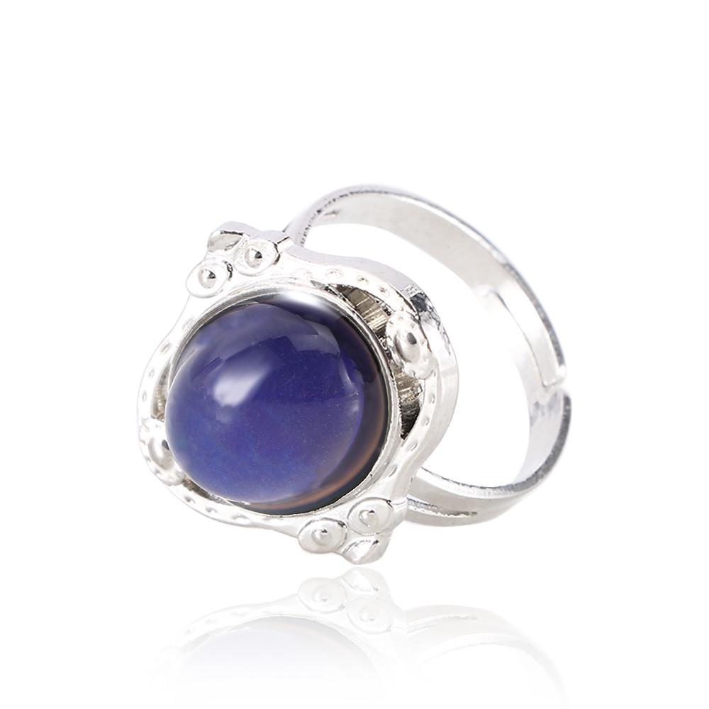 

Funny Round Jewelry Magic Feeling Control Fashion Vintage Chic Temperature Changing Color Mood Ring різнокольоровий
