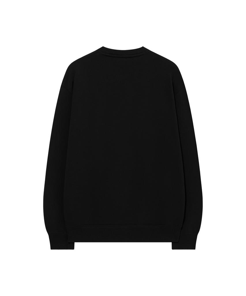 COVERNAT Center Logo Sweatshirt Black