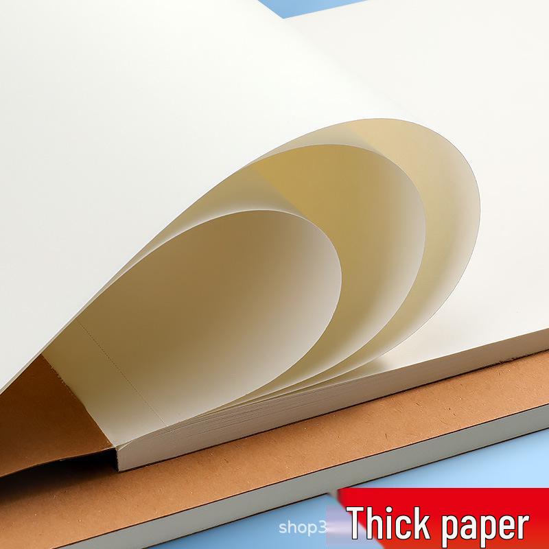 A4 Kraft Cover Spiral Sketchbook for Children - 30 Thick Blank Pages