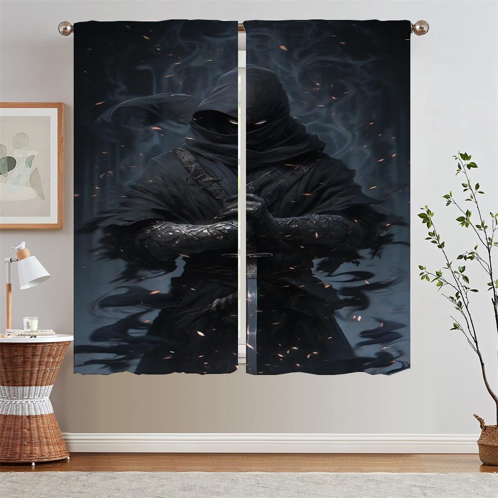 Qunyinghui Cheap Things With Free Shipping for Home Interior Curtains for Living Room Short Window Curtains Salon 2 Pieces Blind