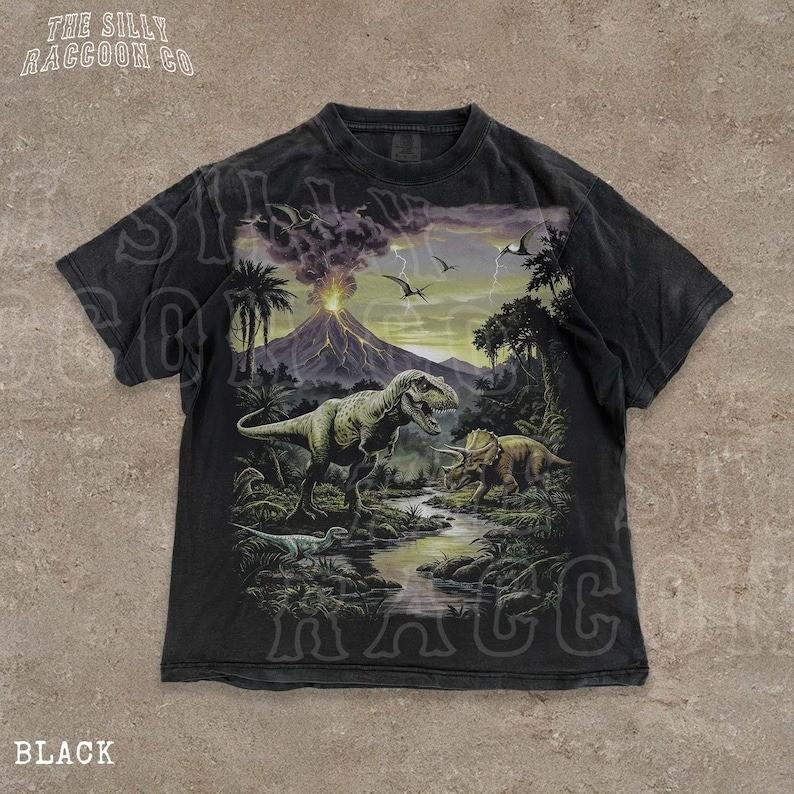 

Vintage Dinosaur Unisex Shirt 90s Style TRex Tee Prehistoric Jurassic Graphic Unisex T-Shirt S