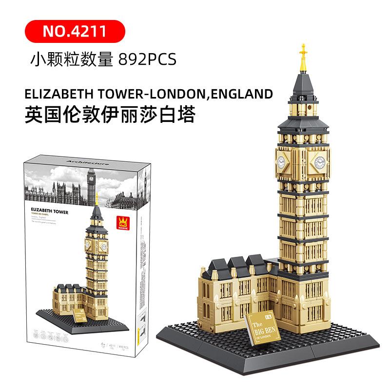 5216 Top-Grade Construction First-Class Assembly-Bricks Superior-Grade Big Top-Grade Ben High-Standard London Top-Grade Landmark Construction-Set no box