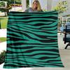 3D Colorful Zebra Pattern Blanket,Flannel Blanket Throw Blanket,Child Warm Blanket for Home Living Room Bedroom Beds Sofa Picnic
