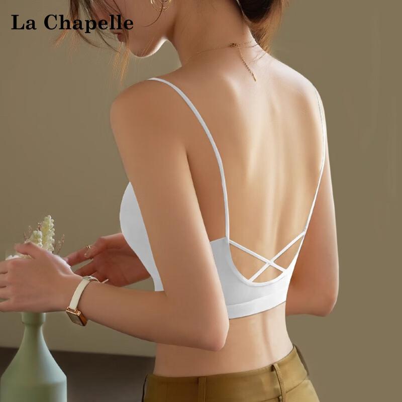 Женская облегающая майка-топ без спинки со встроенным бюстгальтером S