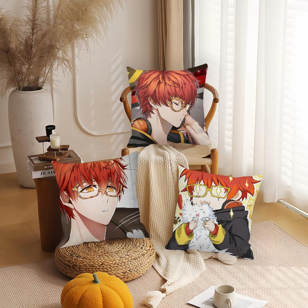 Hot Game M-Mystic Messenger 707 Pillow Case Suitable For Bedrooms Living Rooms Cars Home Decoration
