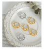 New Chinese Rice Bead Open Ring: Light Luxury Design, Colorfast Titanium Steel, Unique Temperament Finger Ring for Women