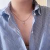 Fashion Cross Star Pendant Necklace Clavicle Chain Choker Necklace Jewelry