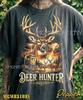 Deer Hunter Comfort Colors® Tshirt, 90S Graphic Style Tees, Retro Lightning Buck Hunting Sweater, Nature Tanktop, Faded Outdoor Art