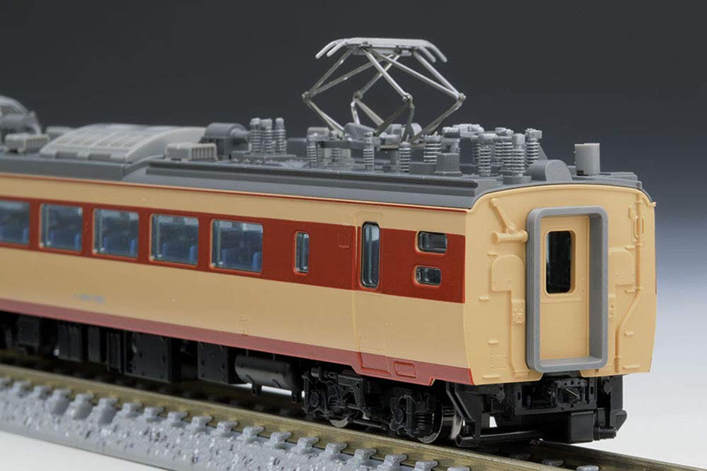TOMIX N Gauge 485 Series Niigata Rolling Stock Center T18 Formation 6 Model Train Set, Cars, 98711,