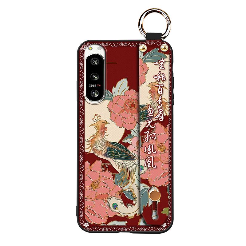 Durable Protective Phone Case For Sony Xperia5 IV Phone Holder Lanyard Shockproof Waterproof Ring Anti-dust Fashion