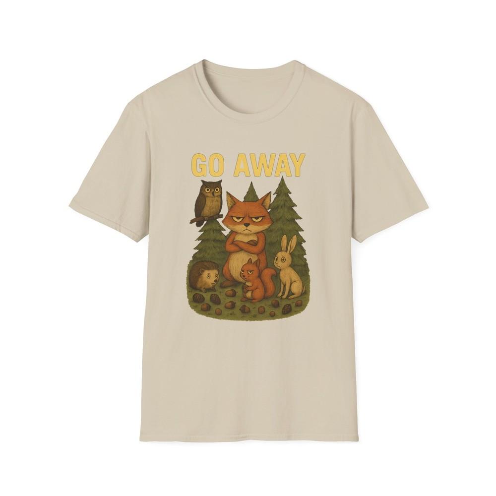

Unisex Softstyle Grumpy Forest Animals Funny Woodland T-Shirt – Moody Nature 2XL