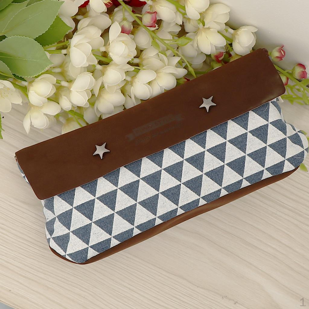 

Canvas Large Capacity Pencil Pen Case Student school Stationery Storage Bag Pouch Holder C