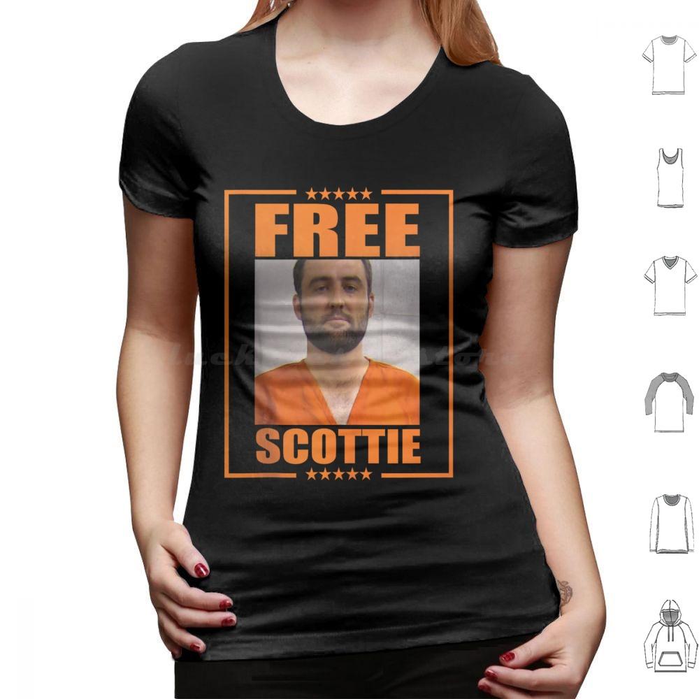 Free Scottie Mugshots T Shirt Cotton Men Women DIY Print Free Scottie Scottie Pga Valhalla Police Cops Scottie Scheffler Golf