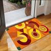 Colorful Abstract Doormat 1pc – Modern Geometric Floor Mat with Bold Art Design, Indoor Entry Rug for Front Door and Hallway