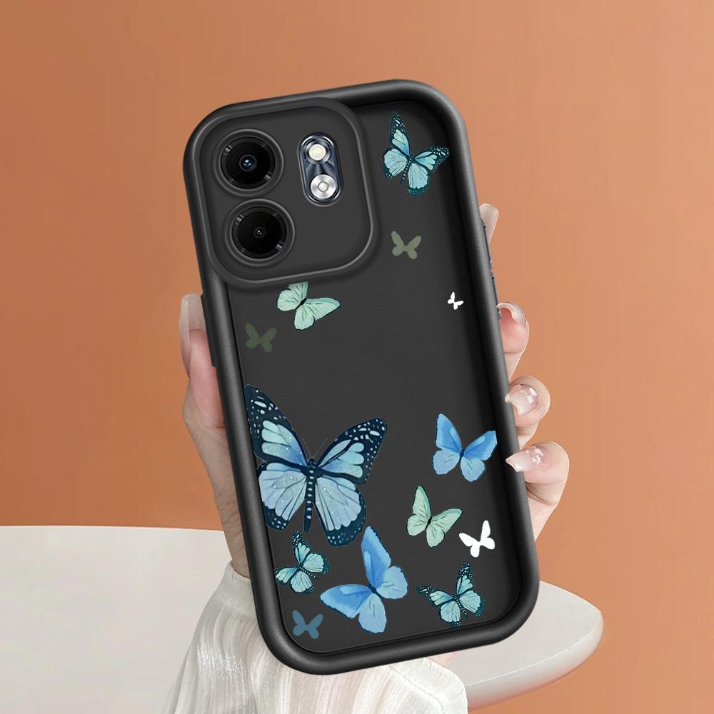 Mykt silikon telefondeksel Fullt dekkende Kamera Støtsikker Beskyttelsesdeksel for Huawei Honor Infinix Tecno iPhone Motorola Google