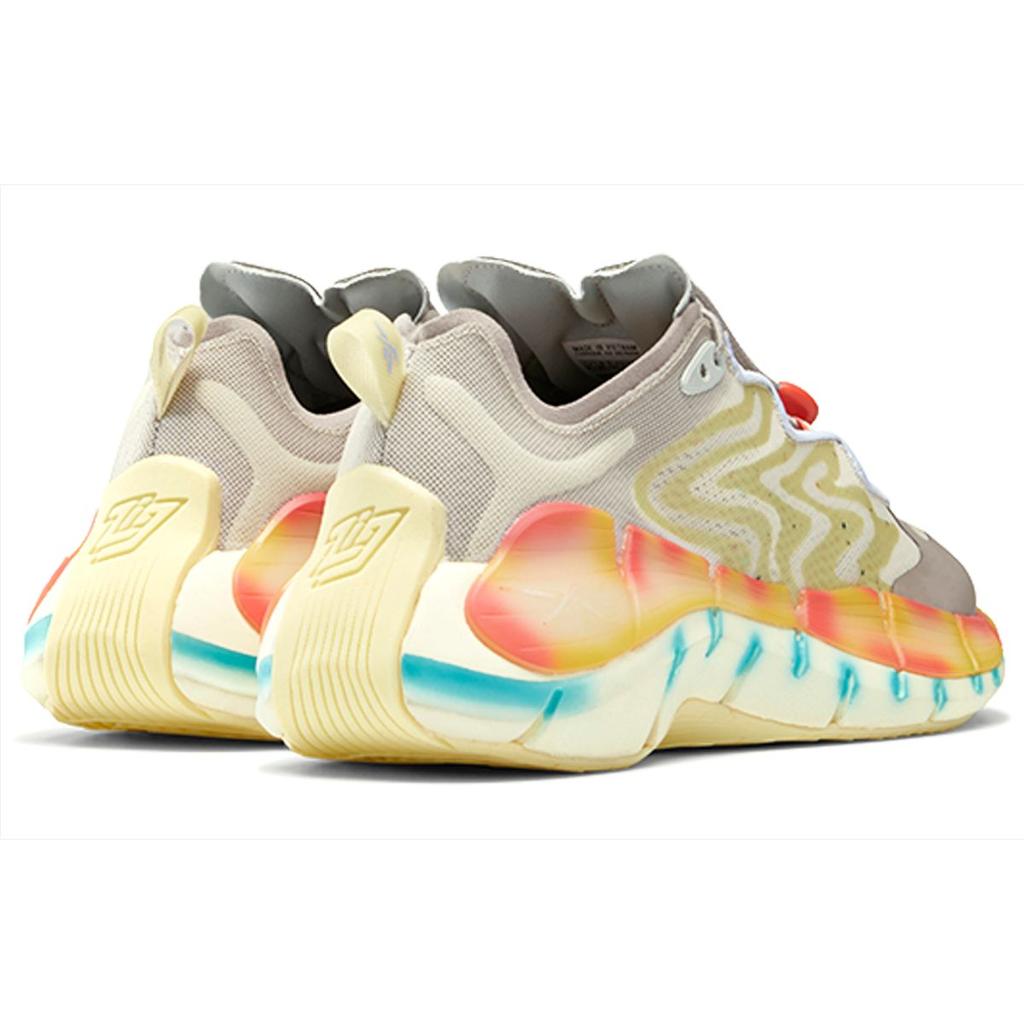Brain Dead X Reebok Zig Kinetica 2 Mad Science - Lemon Glow Unisex Sneakers White Paper-White Boulder-Grey S23891