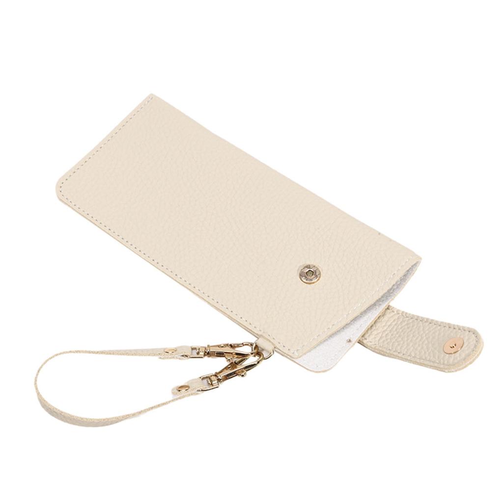 Unisex Fashion Soft PU Leather Eyeglasses Holder Bag Traveling Sunglasses Hanging Bag Stylish Eyewear Organizer Portable Luggage Accessories