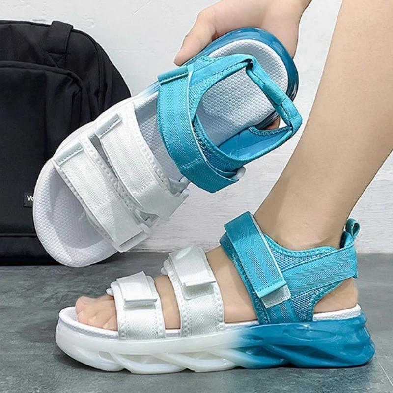 Fashion Trekking Male Shoe Sports Outdoor Height with Platform Hiking Barefoot New Arrival Adult Pvc Cheap Liquidation Buy Men's Sandal