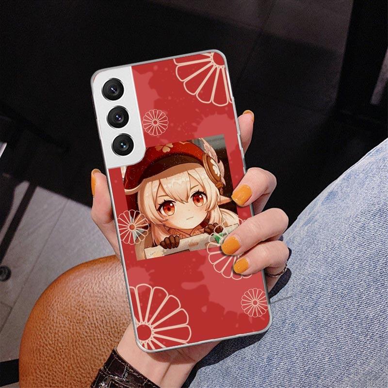 Genshin Impact Klee Phone Case For Samsung Galaxy S24 S25 Edge S26 Ultra S23 S22 S21 Plus S20 FE + Personalized Print Cover Gala