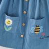 Spot Malwee Summer Dress: Stylish European & American Princess Dress for Little Girls