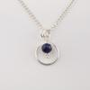 Natural Sodalite Gemstone 925 Sterling Silver Jewelry Elegant pendant 1.2" For Her PP-68-24