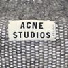 Acne Studios Wool Blend Long Sleeve V Neck Knit XS Gray Sweater Men's Used