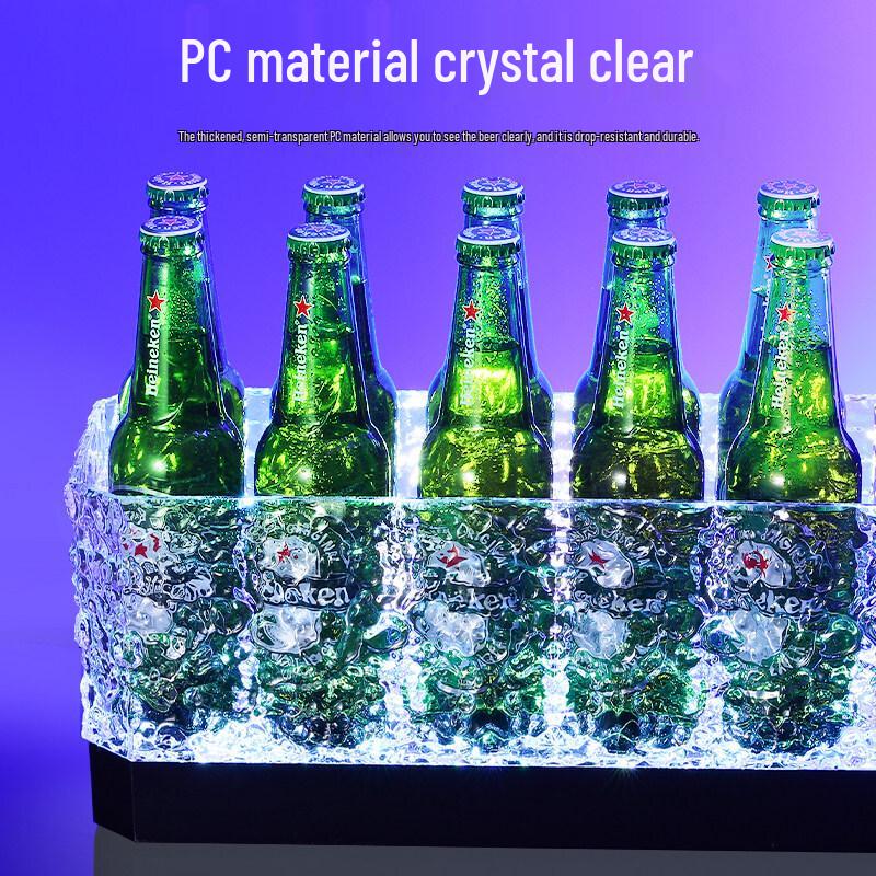 ZISIZ Osvětlený kbelík na pivo LED