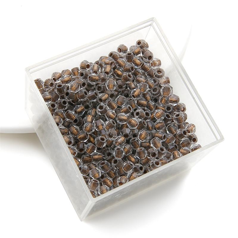 100 Stück hochwertige Glasperlen, geschnitten, gefärbte Diamant-Kristallperlen für die Herstellung von Ohrringen und Armbändern zum Selbermachen von Schmuck, Basteln, Zubehör