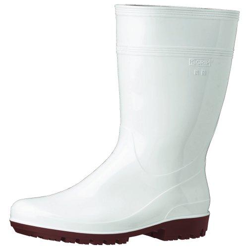 

Midori Anzen HG2000N Super White Work Boots, Slip-Resistant, Oil- and Chemical-Resistant, High Grip, Unisex, Size 22.5cm
