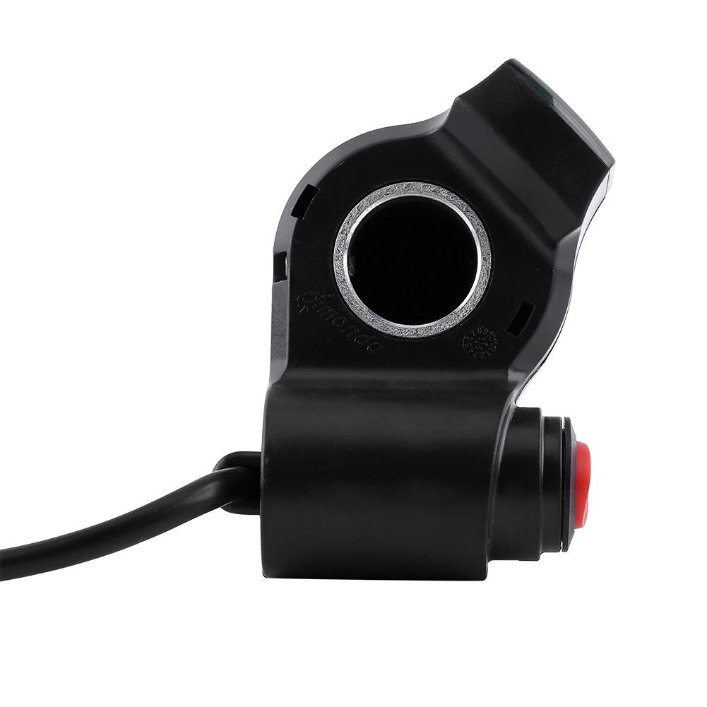 Throttle Grips With LED Display Screen Accelerator Handle For Electric Bike(golden)