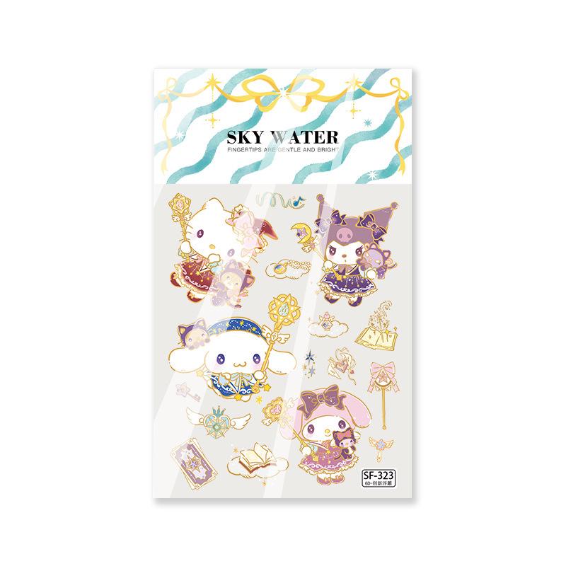 Sanrio Magic 6D Cartoon Embossed Stickers for Mobile Phones