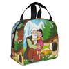 Anime Heidi Ragazza delle Alpi Fumetto Cartone Animato Riutilizzabile Pranzo Scatole Multifunzione Frigo Termico Cibo Isolato Pranzo Borsa Scuola