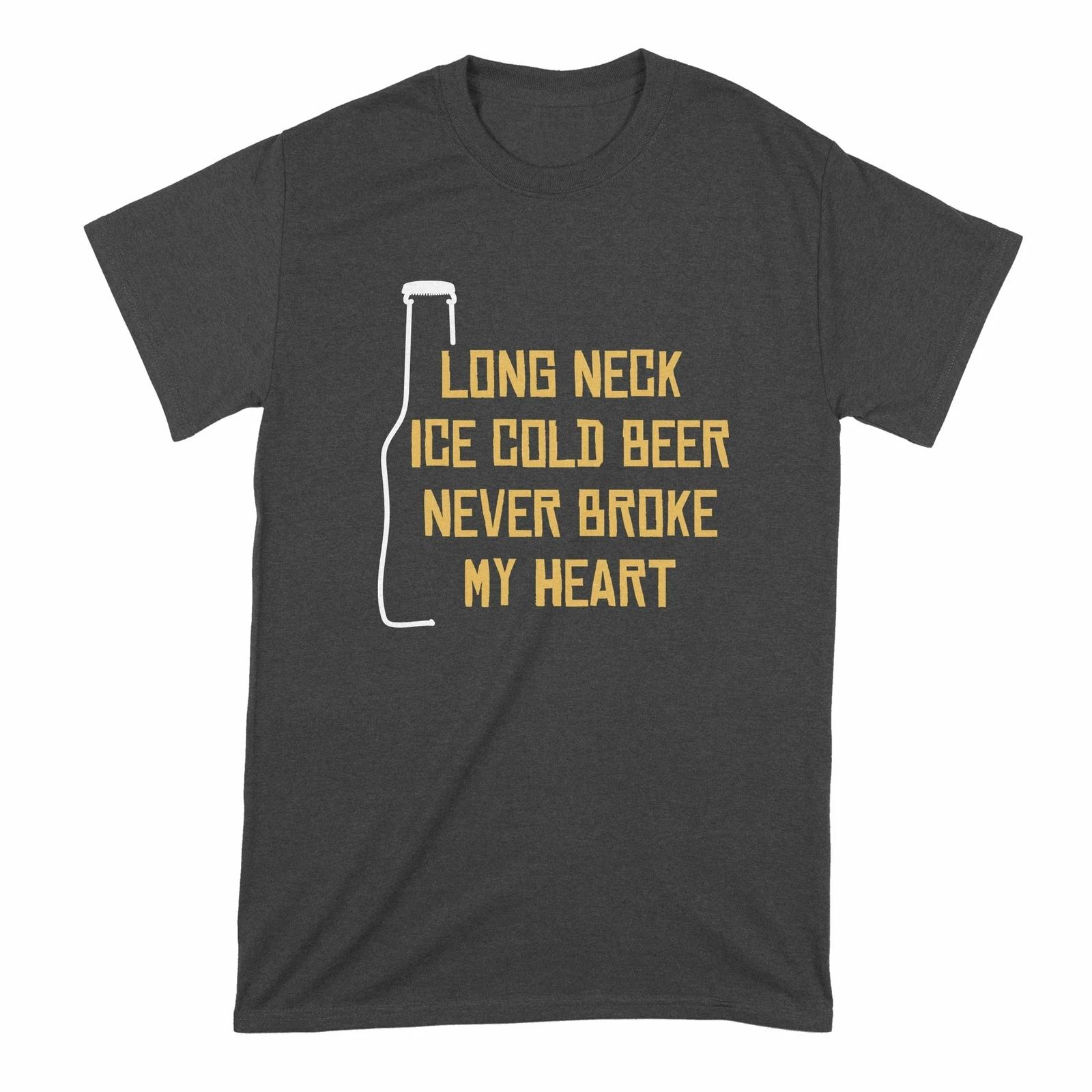 

Long Neck Ice Cold Beer Never Broke My Heart TShirt Long Neck Ice Cold Beer Shir 3XL
