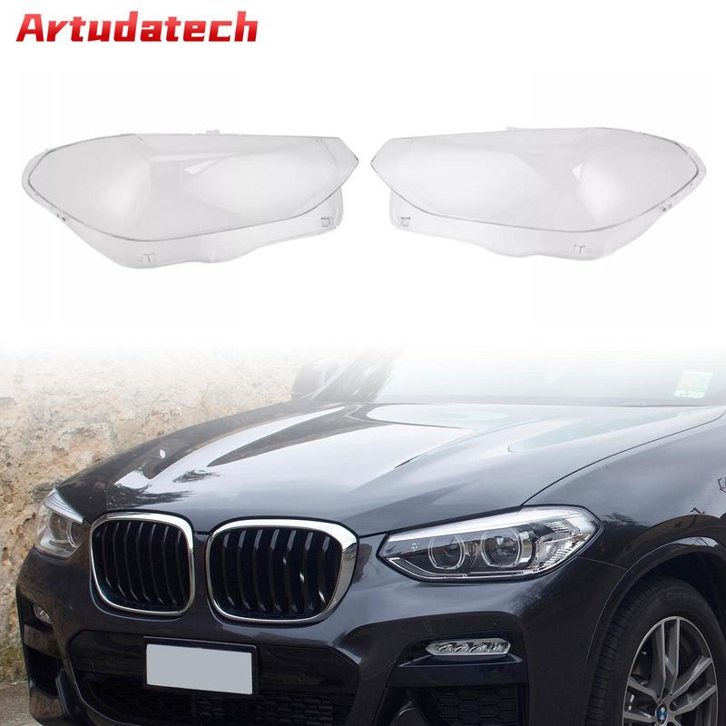Artudatech 2 шт. Прозрачная крышка из стекла для передней фары для BMW X3 X4 G01 G02 G08 2018- Автоаксессуары