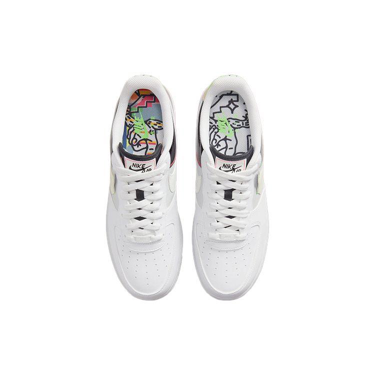 Nike Air Force 1 Low 07 LV8 Pop Art - White Men Sneakers Black Photon Racer-Pink DV1229-111