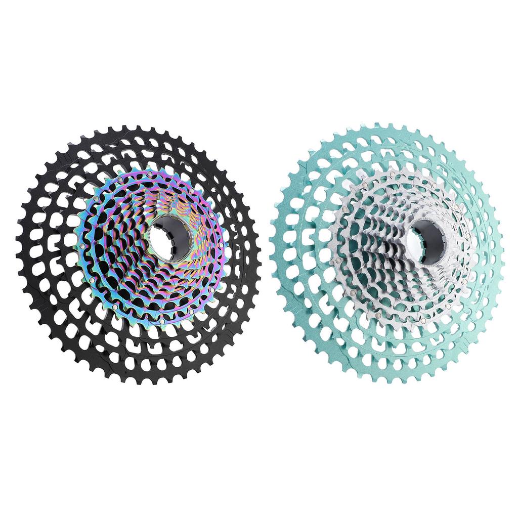 Mountain Bike Cassette 12 Speed Low Noise Hollow Design Aluminum Alloy Lightweight Cassette Sprocket