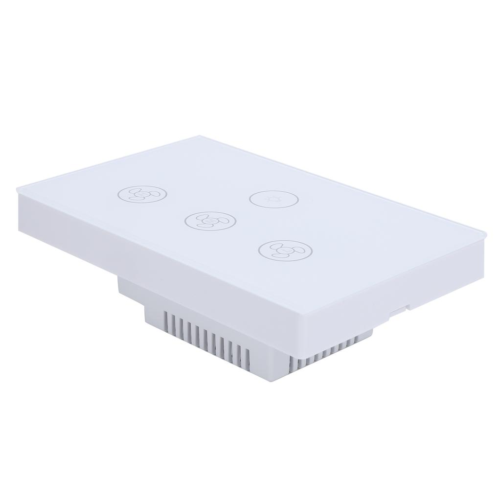 Smart WiFi Air Fan Lampe Touch Schalter Sprachsteuerung Kompatibel für Google Home 110 ‑ 240VWhite