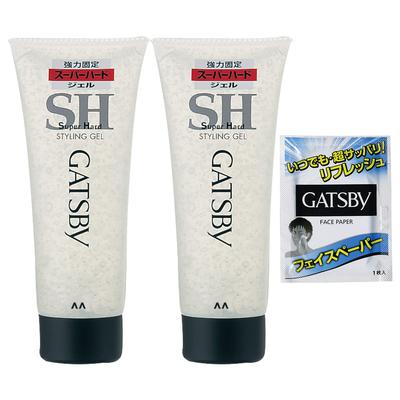 Super Hard Styling Gel for Citrus 200g Men, Fast-Drying, Powerful, Long-Lasting Set, Scent, (x 2)