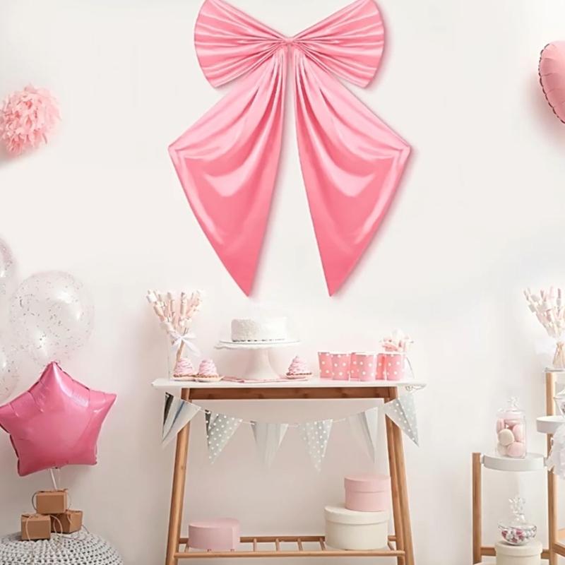 Sophisticated Big Pink Bowknot Wall Decoration For Coquettes Birthday And Bachelorette Party Festival Home Decors
