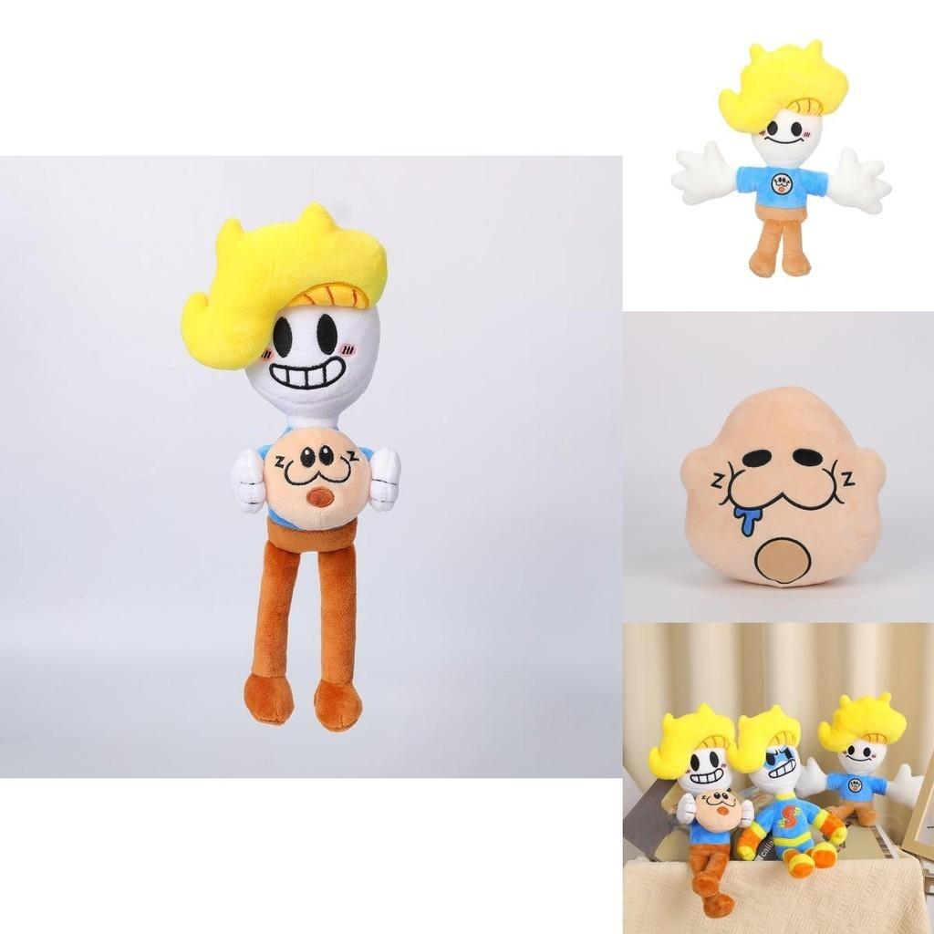 Plyšák Bryson a Ham Super Chlapec se žlutými vlasy Přizpůsobitelná krátká plyšová hračka