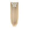 Women Clip-in Hair Extension Heat Resistant Fluffy Lightweight Invisible Natural Looking Thick Long Straight Synthetic Hairpiece