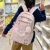 Schoolbag Cute Little Fresh Girl Schoolbag Primary and Secondary School Students Large Capacity Lightweight Backpack Going Out Small Backpack