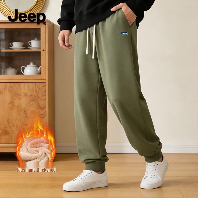 JEEP Men s Winter Fleece-Lined Outdoor Casual Pants XL